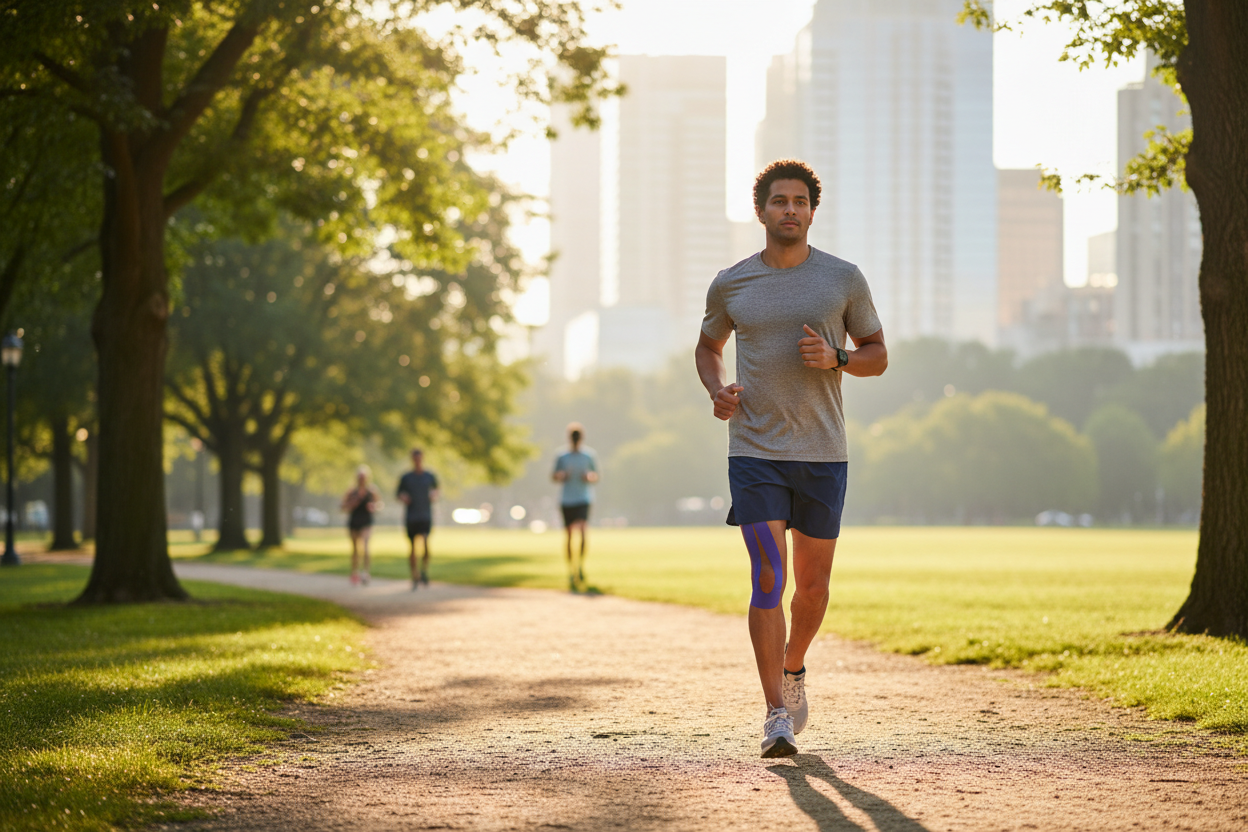 Kinesiology Tape for Runners: What It May Help With—and What It Can’t Do
