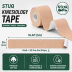 Kinesiology Tape, Pre-Cut Strips